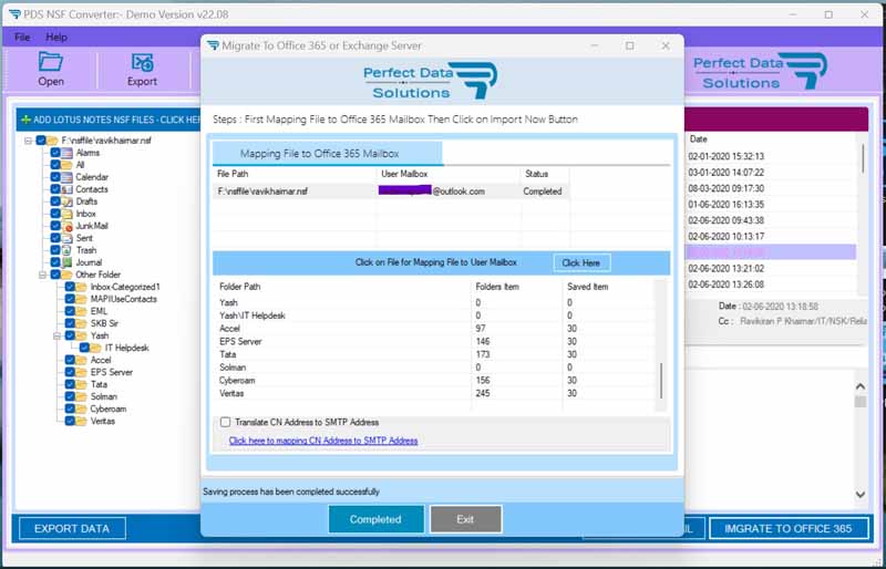 PDS NSF Converter